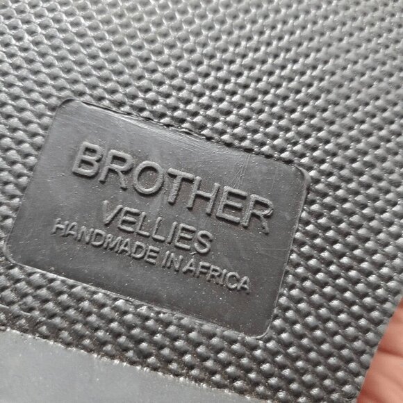 Brother Vellies Women's Leather Chukka Ankle Orange Cap Toe Lace Up Boots W7 M5 - Picture 8 of 8